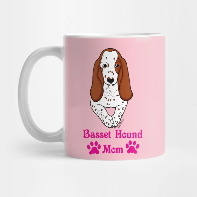 Basset Hound Mom by HonuHoney